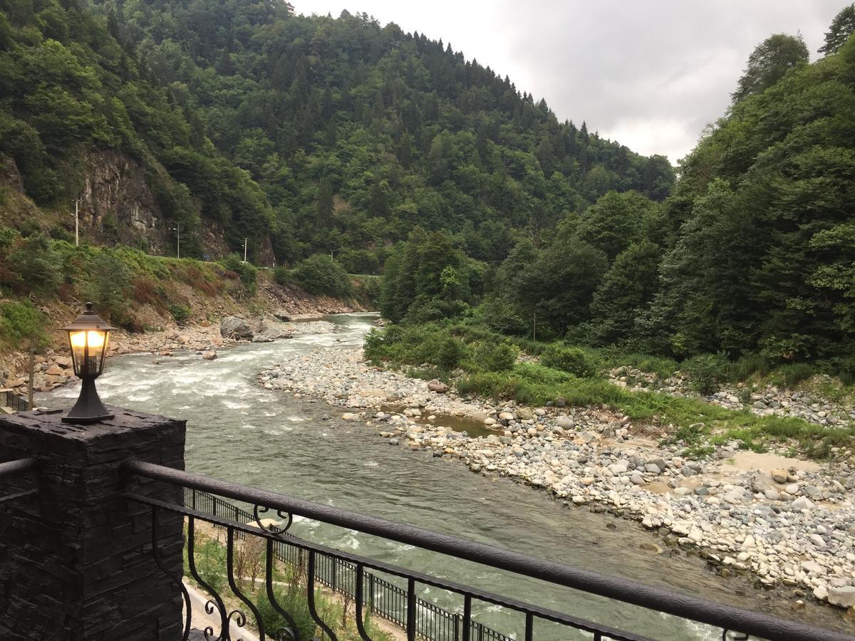 Yamanturk Ogretmenevi Hotel Çamlıhemşin Bagian luar foto